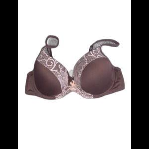 Bare Necessities Brown & Tan Lace Bra 36C
